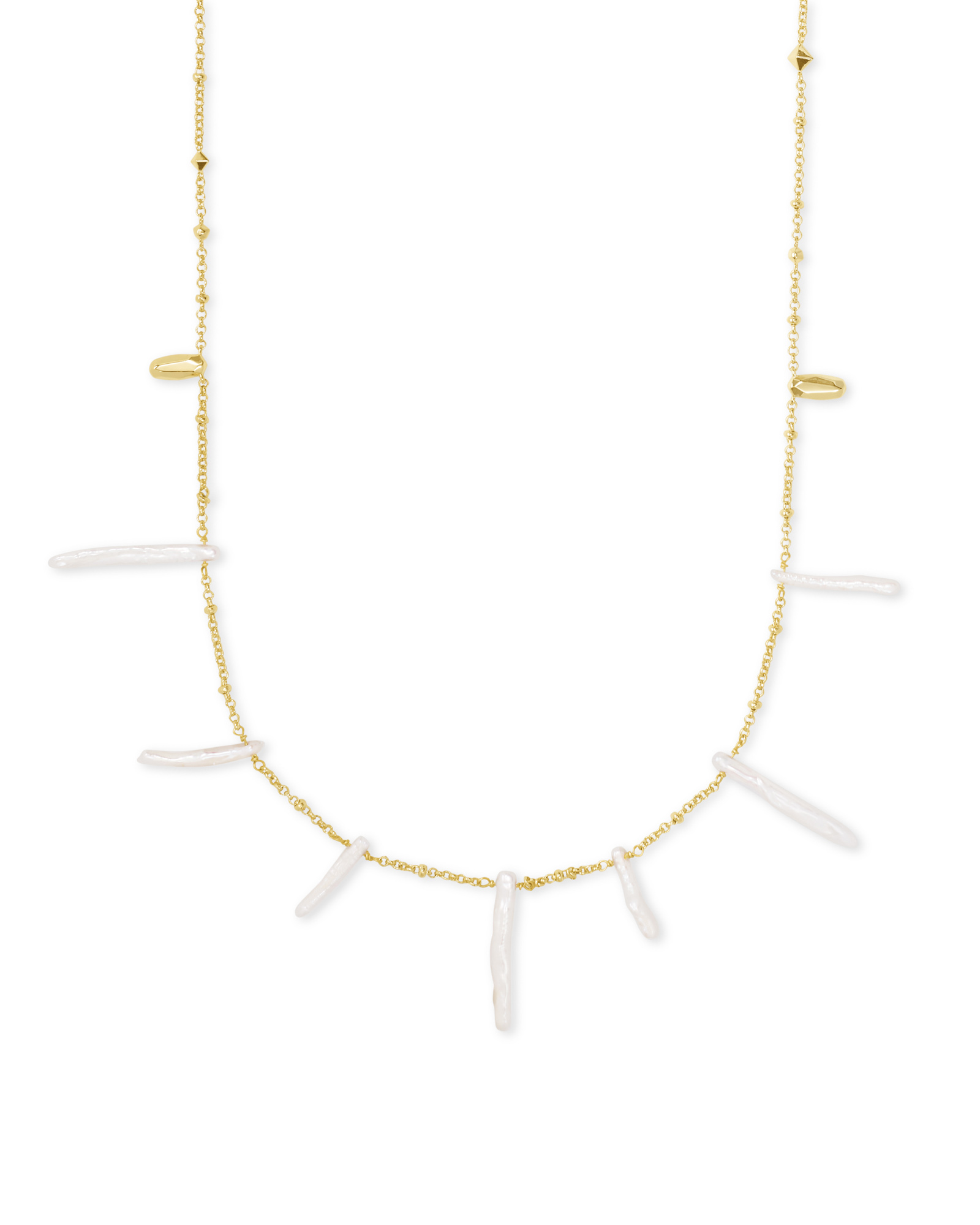 Eileen Gold Long Strand Necklace in 