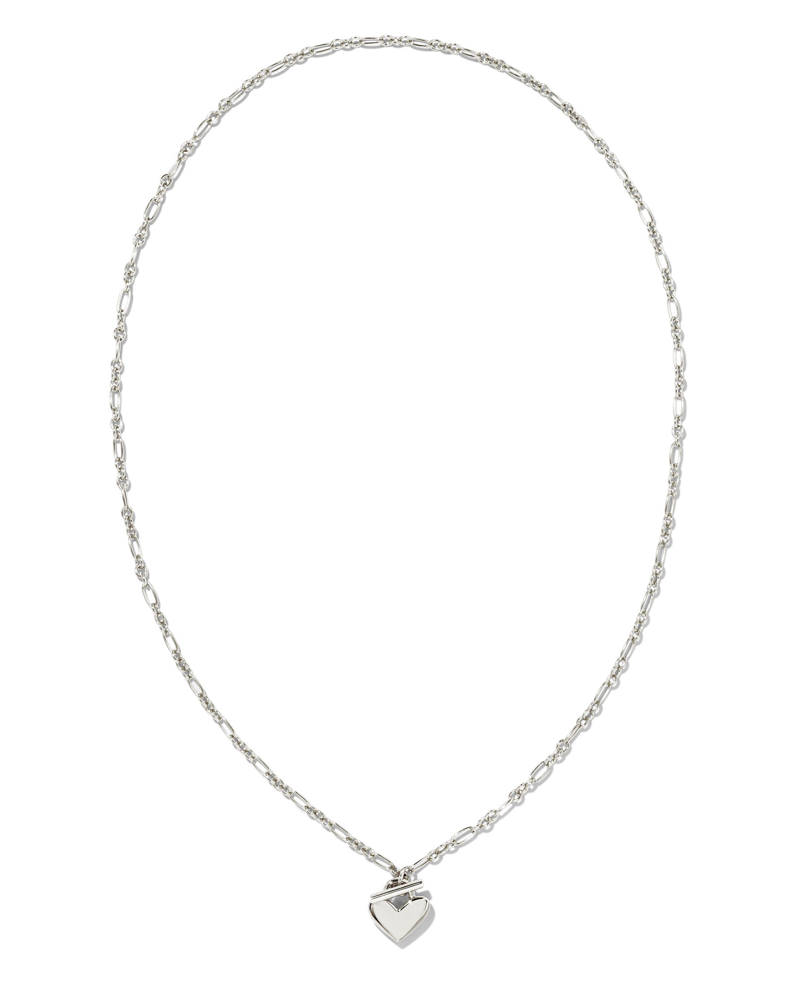Heart Padlock Pendant Necklace in Sterling Silver | Kendra Scott