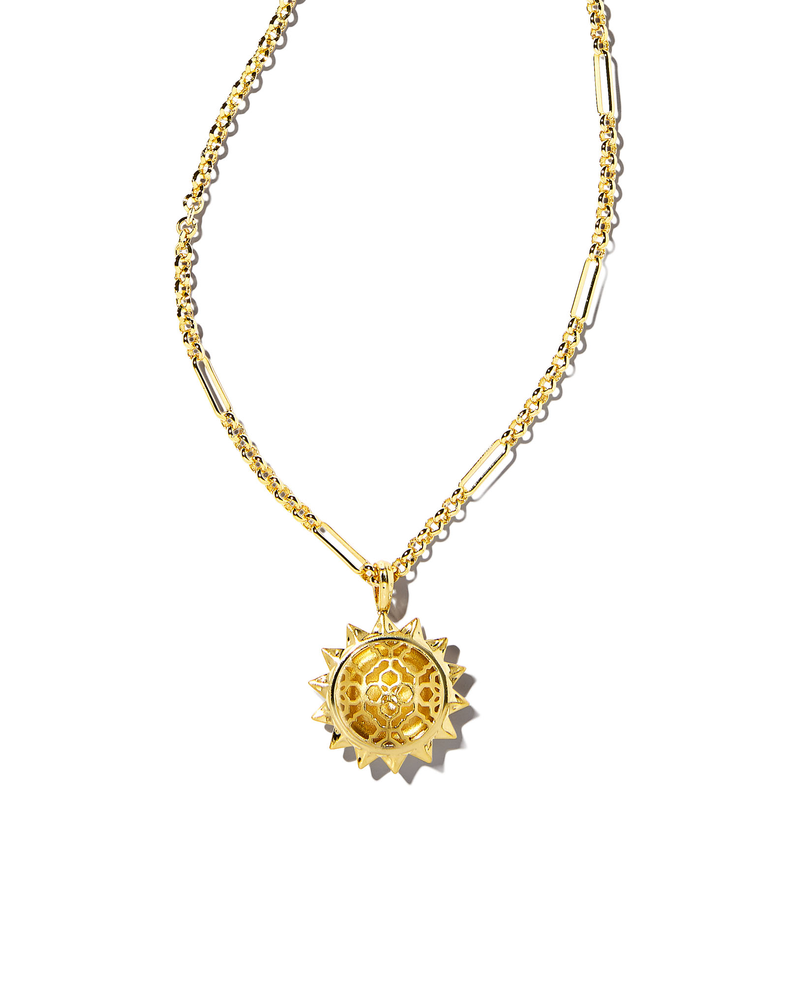 Sienna Sun Pendant Necklace in Gold Kendra Scott