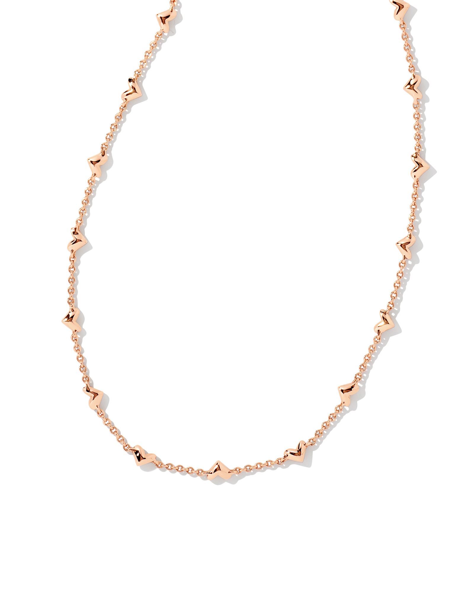 Haven Heart Strand Necklace in Rose Gold | Kendra Scott