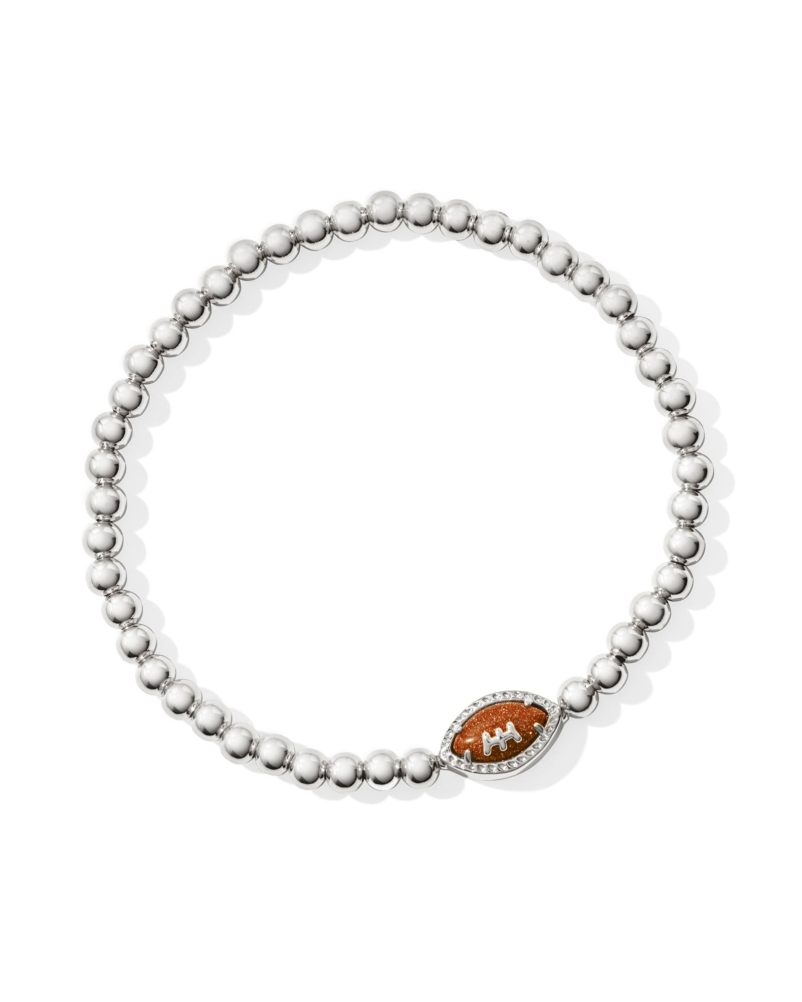 Football Stud Ear Gold Orange Goldstone | Kendra Scott main image 1