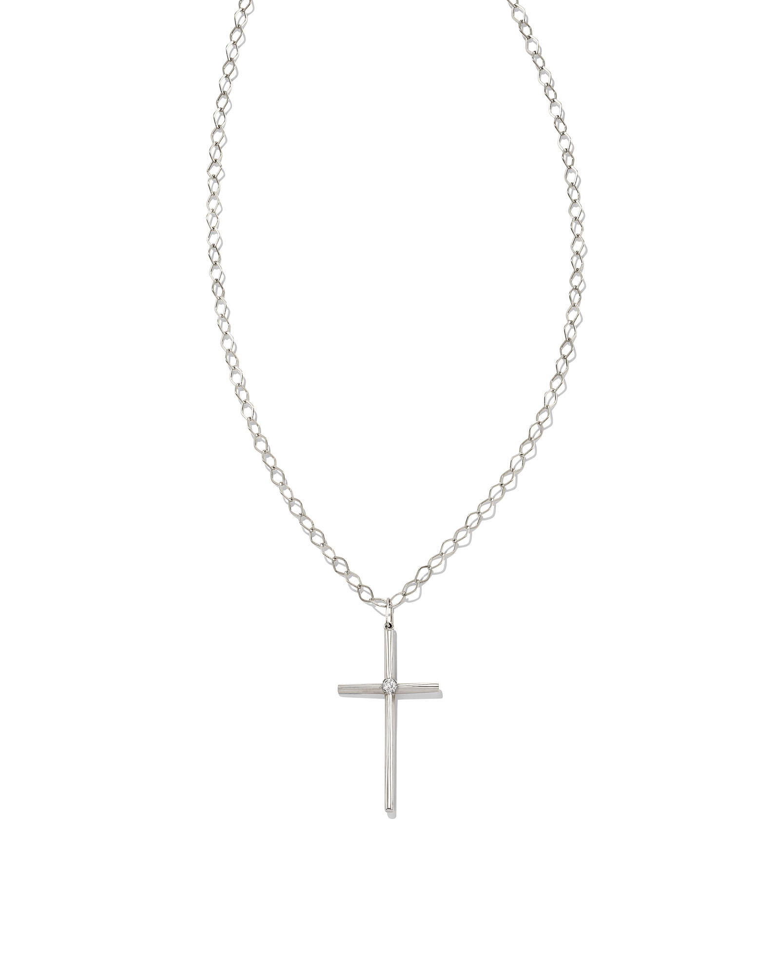 Heart and Cross Charms Giving Necklace, 35