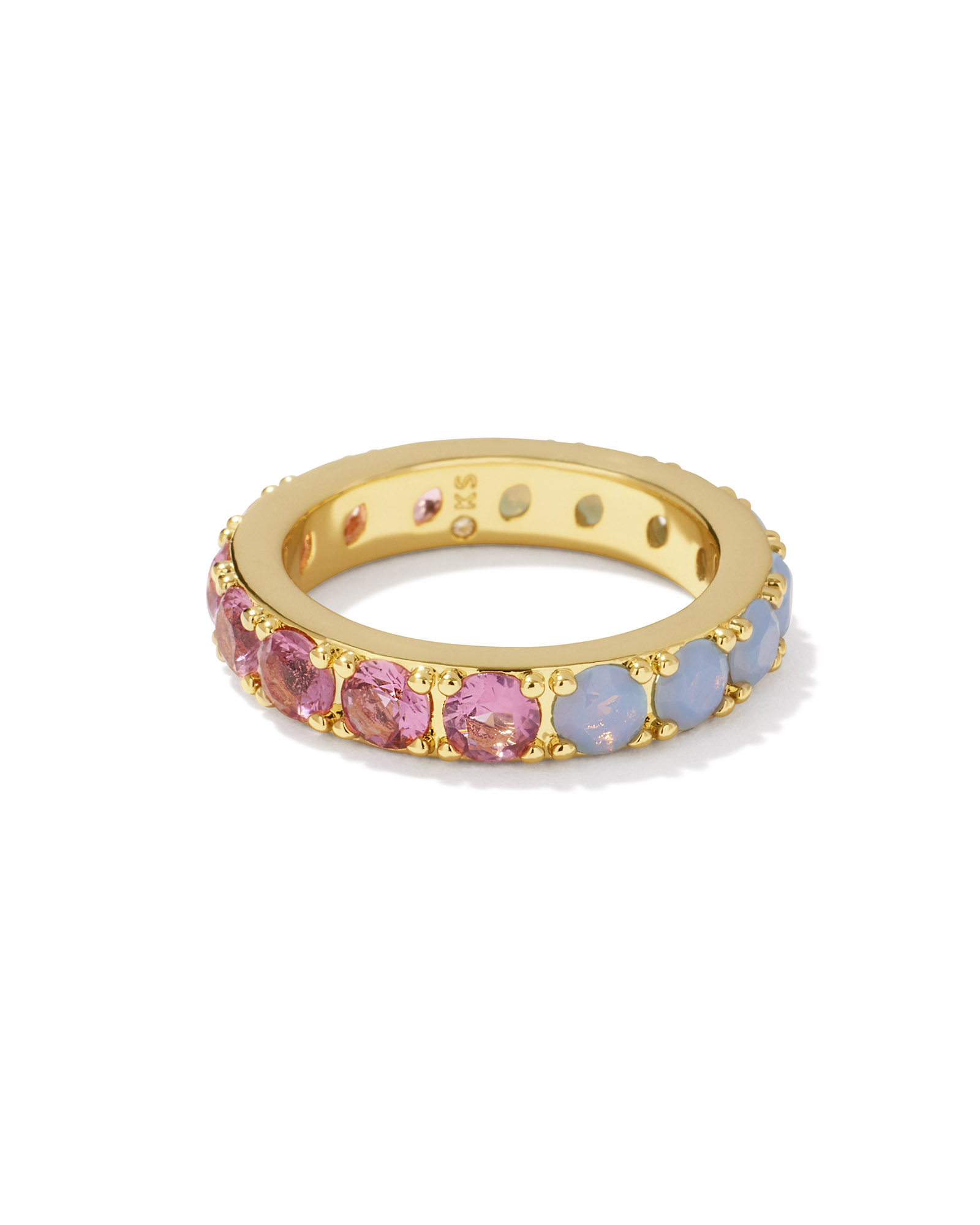 Chandler Gold Band Ring in Pink Blue Mix | Kendra Scott