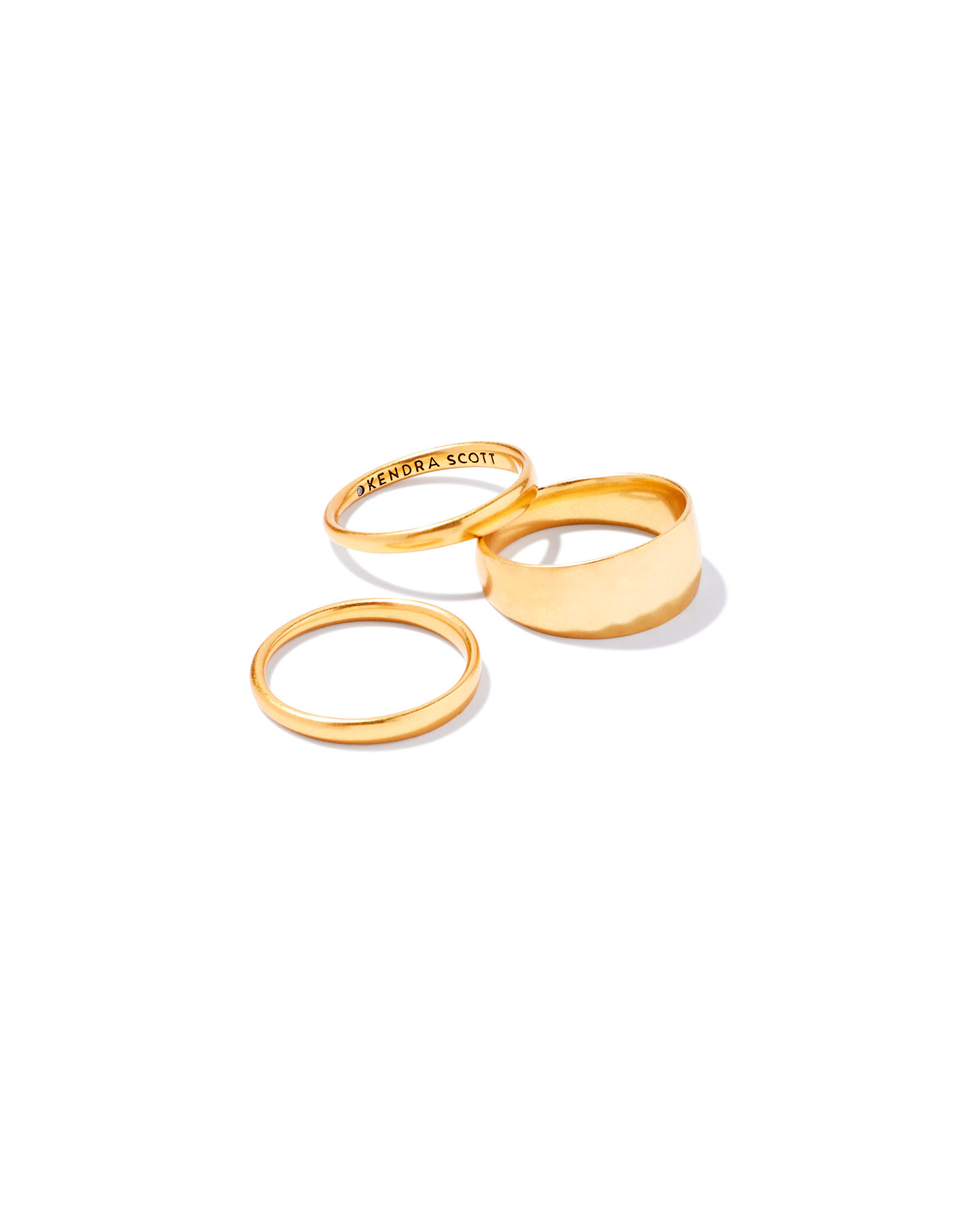 Amazon.com: Kendra Scott Ella Ring Set of 2 Silver White Cz 8: Clothing,  Shoes & Jewelry