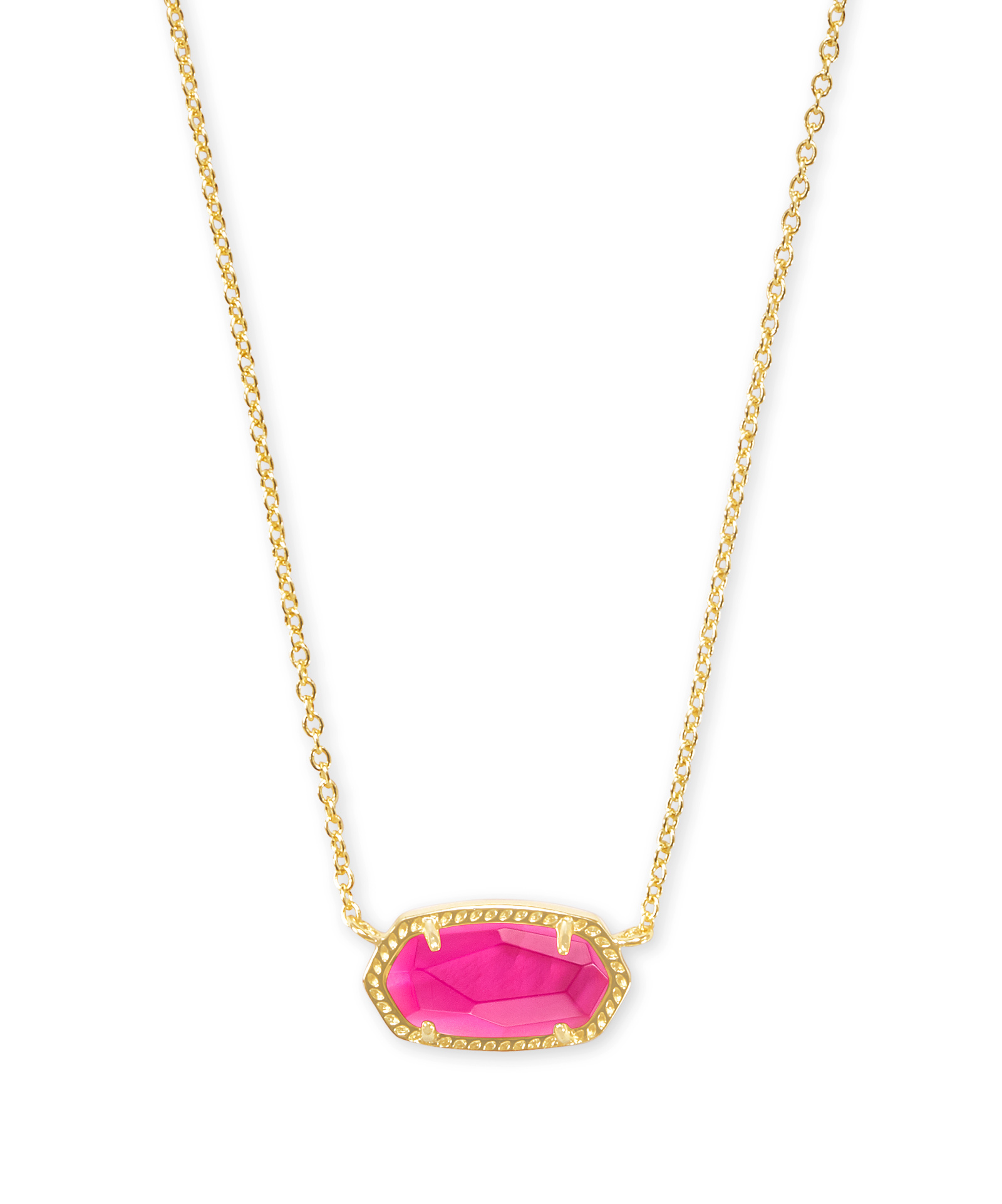 Kendra+Scott+Azalea+Illusion+Pink+14k+Gold+Ever+Pendant+Necklace+Jewelry  for sale online | eBay