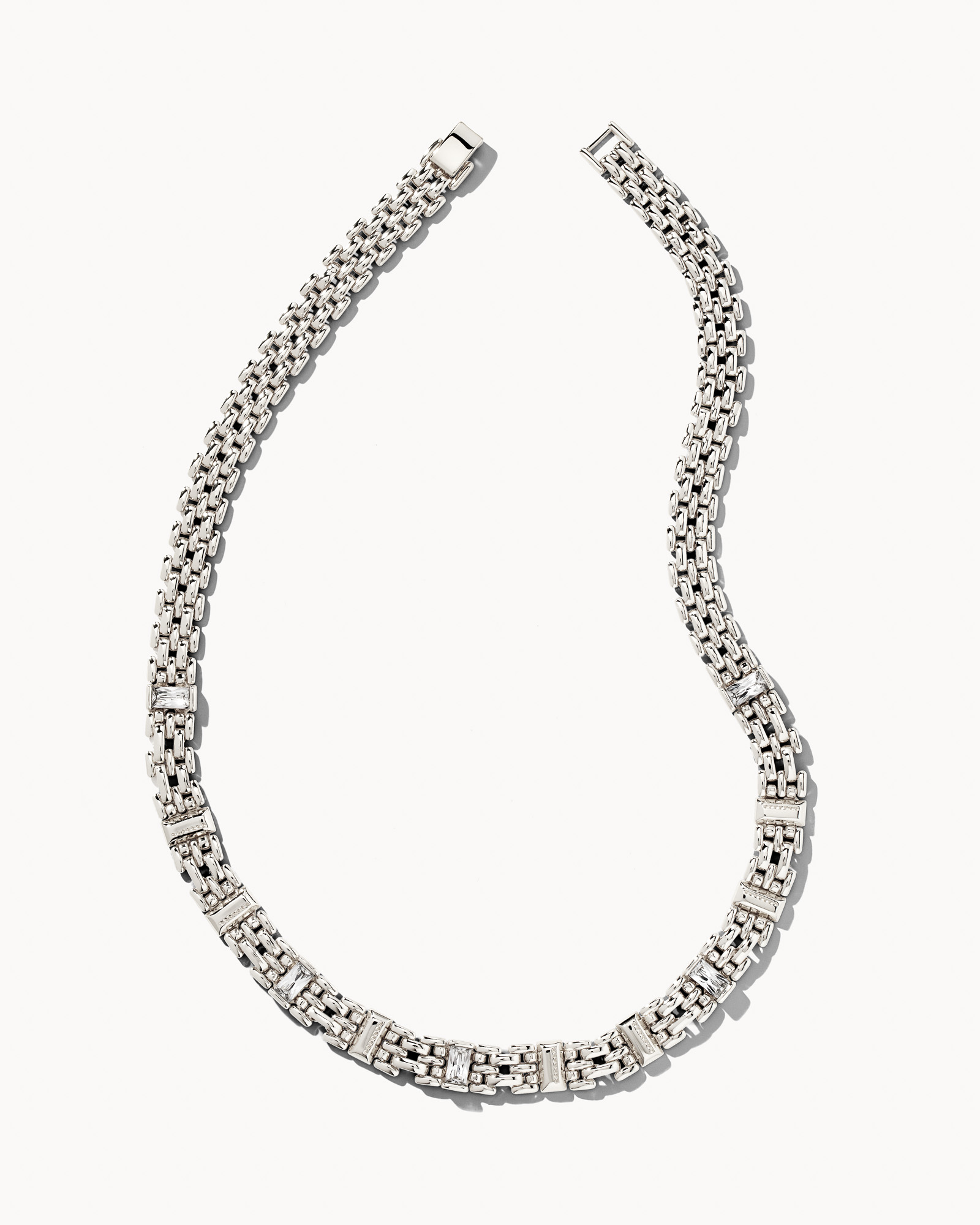 Lesley Chain Necklace in Silver Kendra Scott