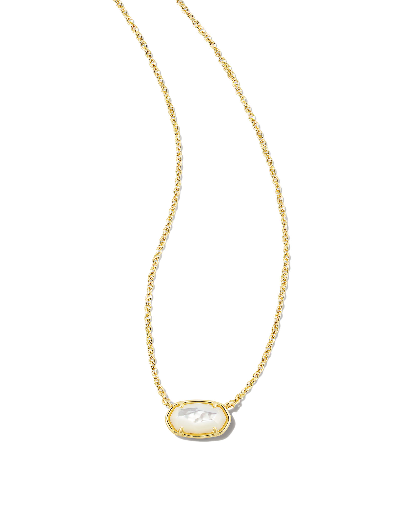 Kendra Scott Ever Necklace in Peach Mother-of-Pearl | REEDS Jewelers