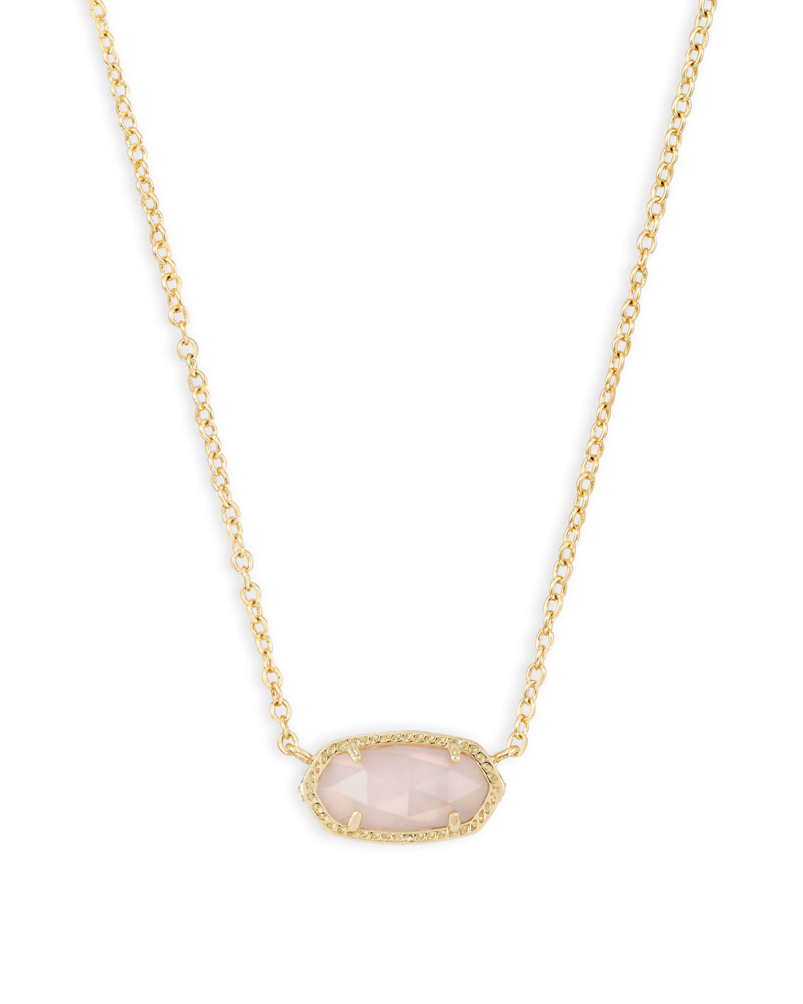 Kendra Scott Elisa Oval Pendant Necklace in Iridescent Drusy and Gold | eBay