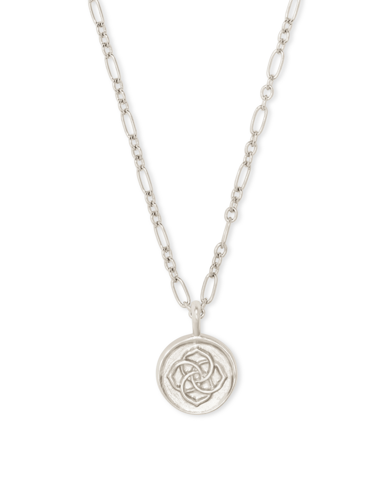 Dira Coin Pendant in Silver Kendra Scott