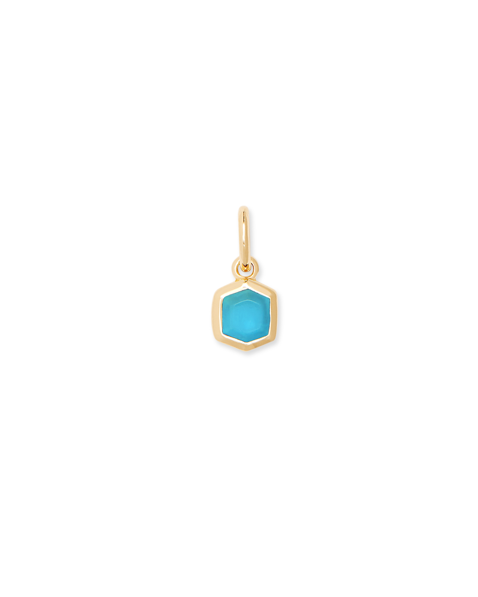 Davie 18k Gold Vermeil Charm in Turquoise Kendra Scott