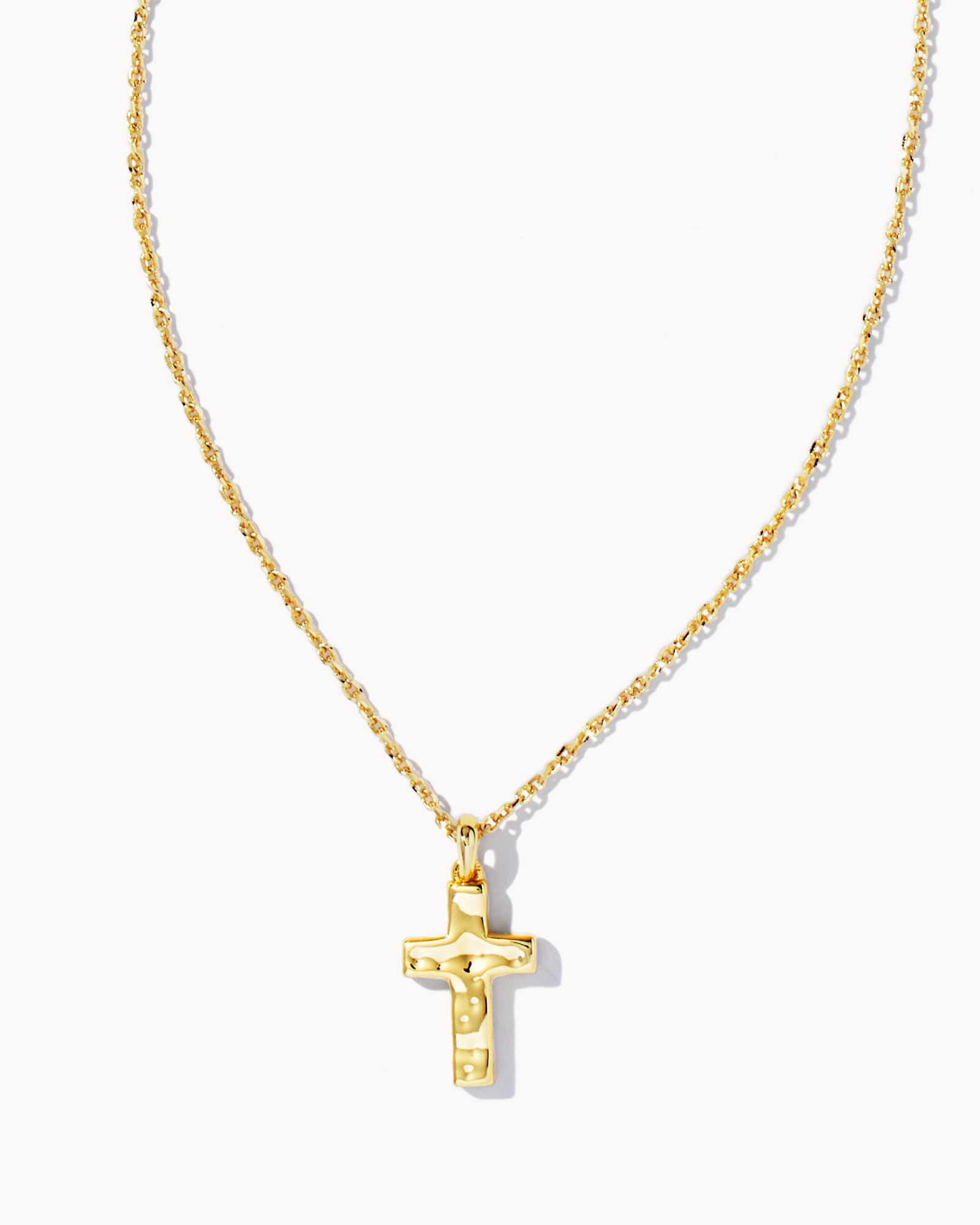 Small Gold Passion Cross Necklace - Gold Presidents
