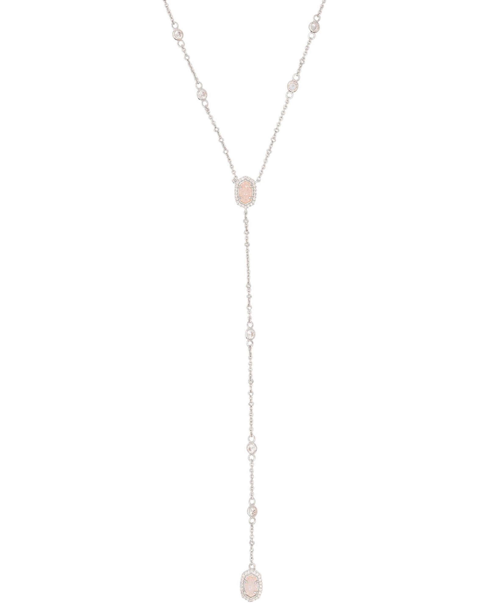 Claudia Silver Lariat Necklace | Kendra Scott Bridal Jewelry