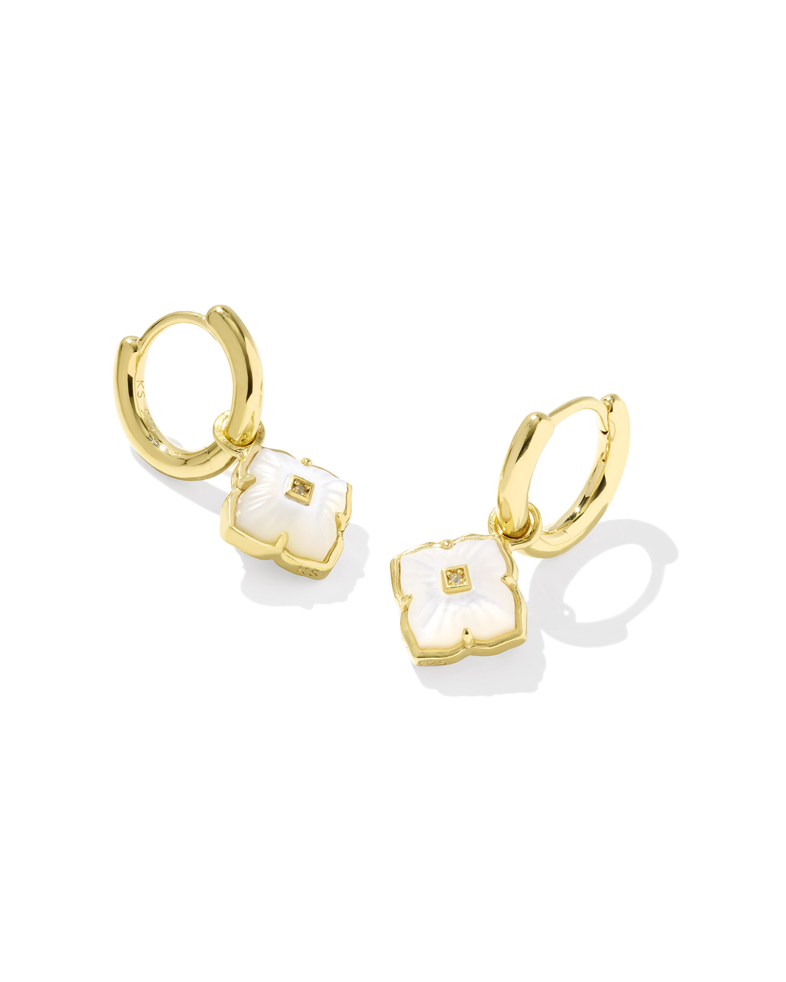 Kendra Earrings: Ivory