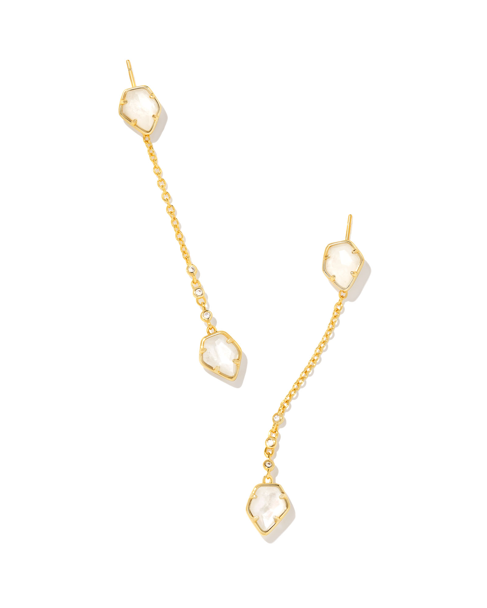 Kendra Scott Tess Pendant Necklace - Gold/Iridescent Drusy • Price »