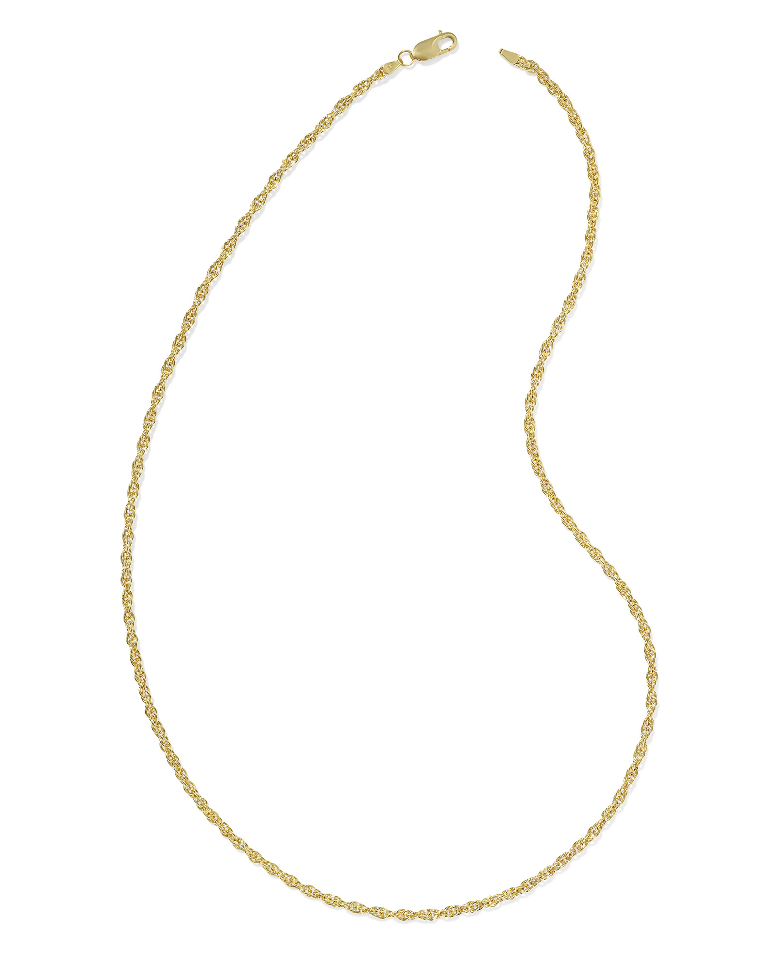 Ryan Rope Chain Necklace in 18k Gold Vermeil | Kendra Scott