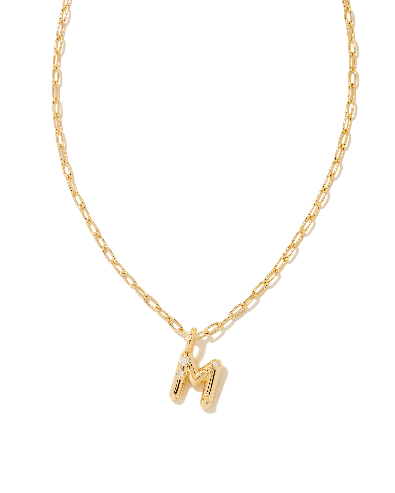 Just My Type Letter M Necklace
