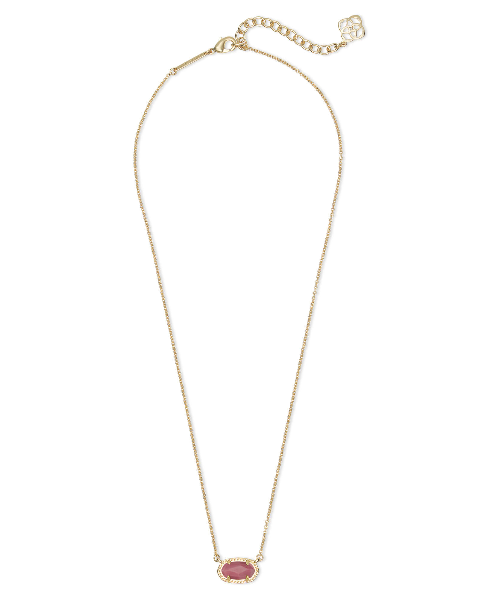 Ember Gold Pendant Necklace in Pink Rhodonite | Kendra Scott