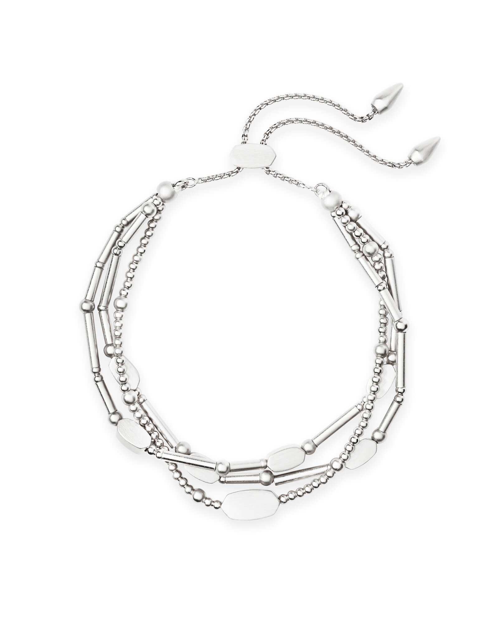 Chantal Beaded Bracelet in Bright Silver Kendra Scott