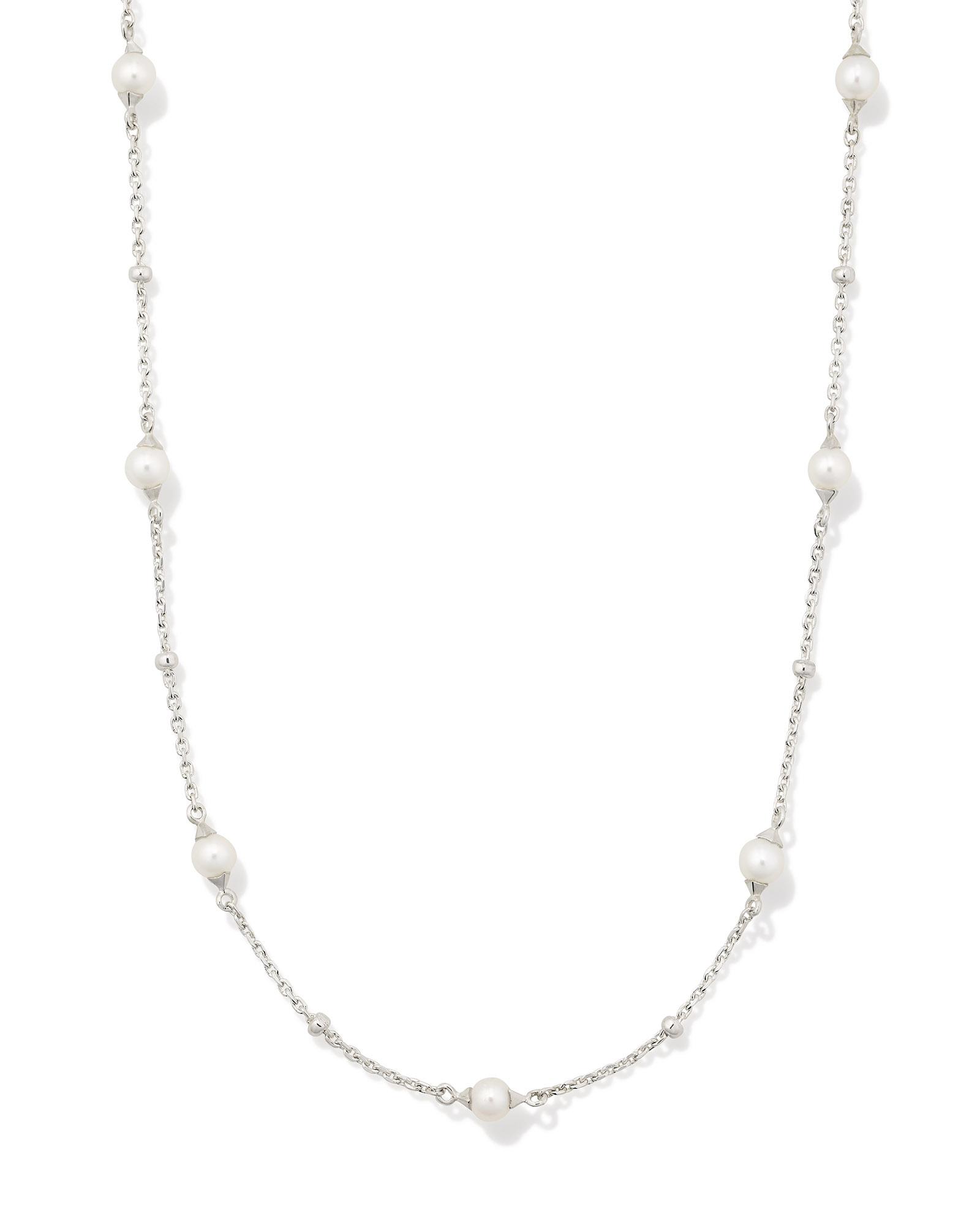 Emmaline Sterling Silver Strand Necklace in Freshwater Emmaline Sterling Silver Strand Necklace in Freshwater
