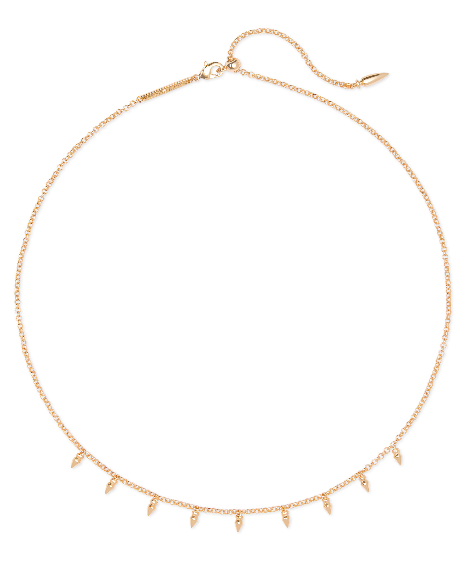 Addison Choker Necklace in Rose Gold 