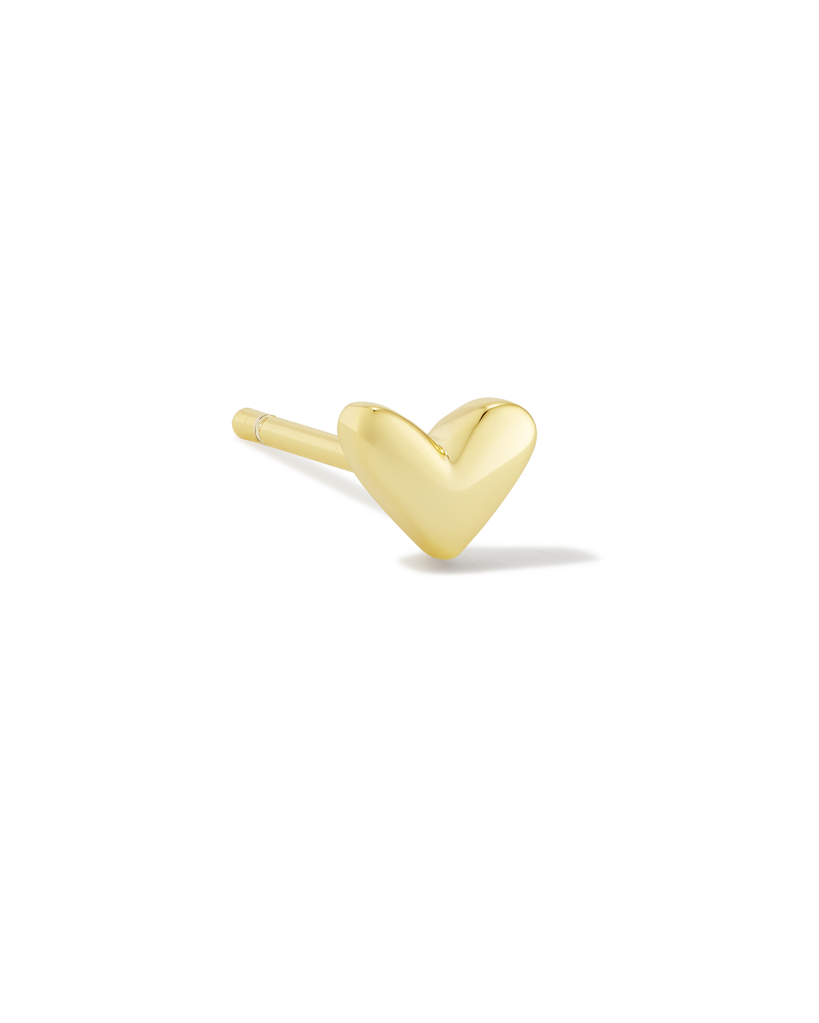 Haven Heart Single Stud Earring in Gold Kendra Scott