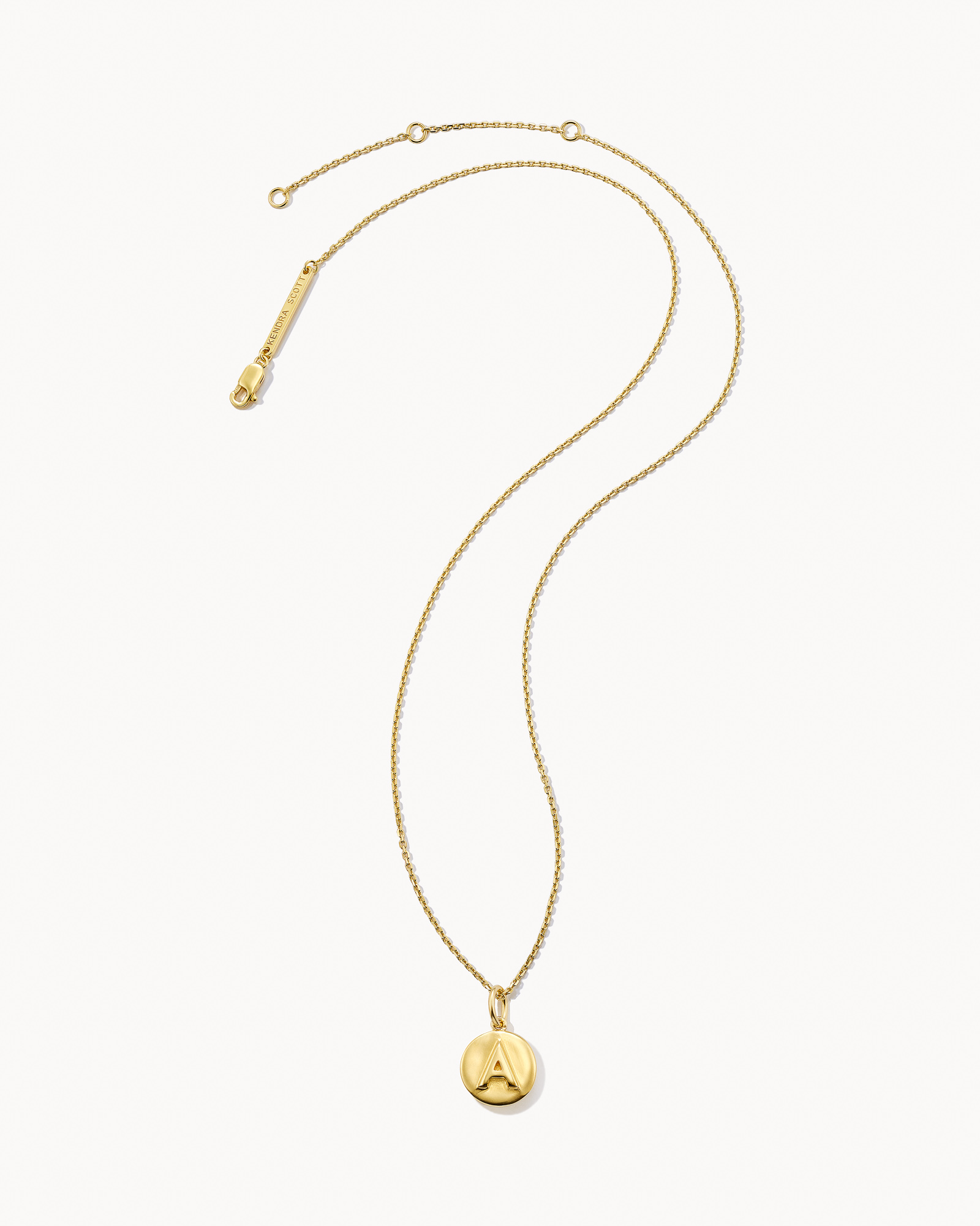 Coin Pendant Necklace in 18k Gold Vermeil