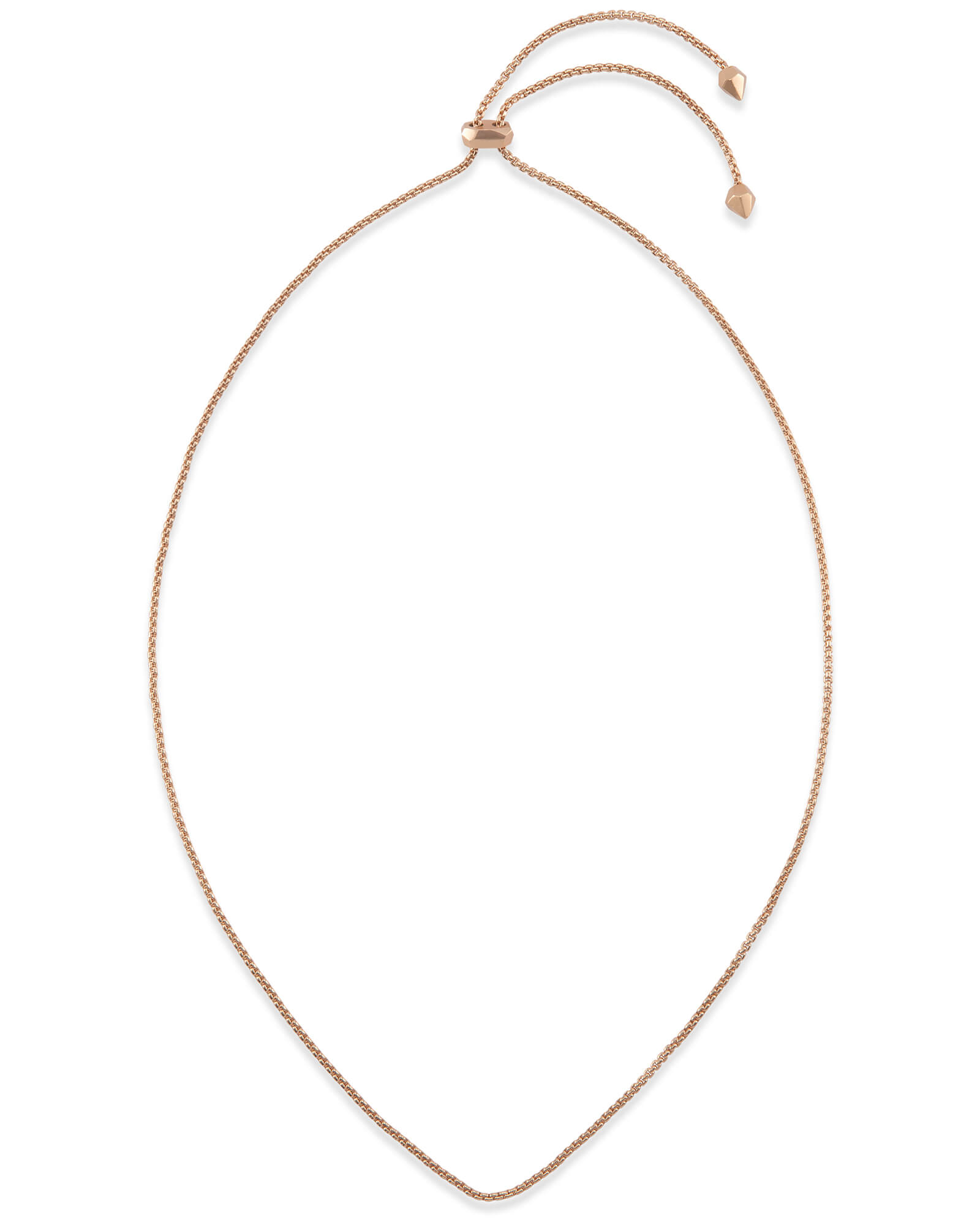 Adjustable Chain Necklace in Rose Gold Kendra Scott