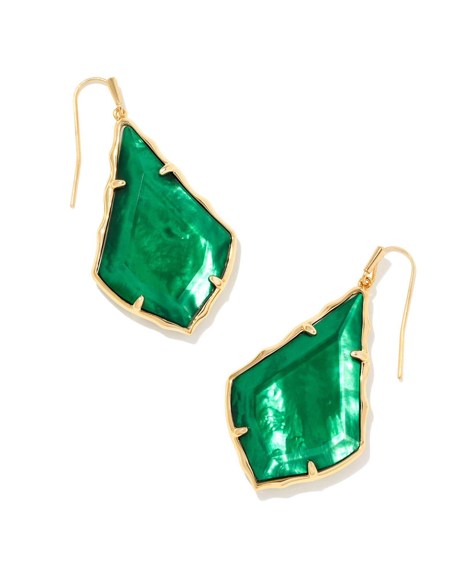 Kendra scott discount emerald green earrings