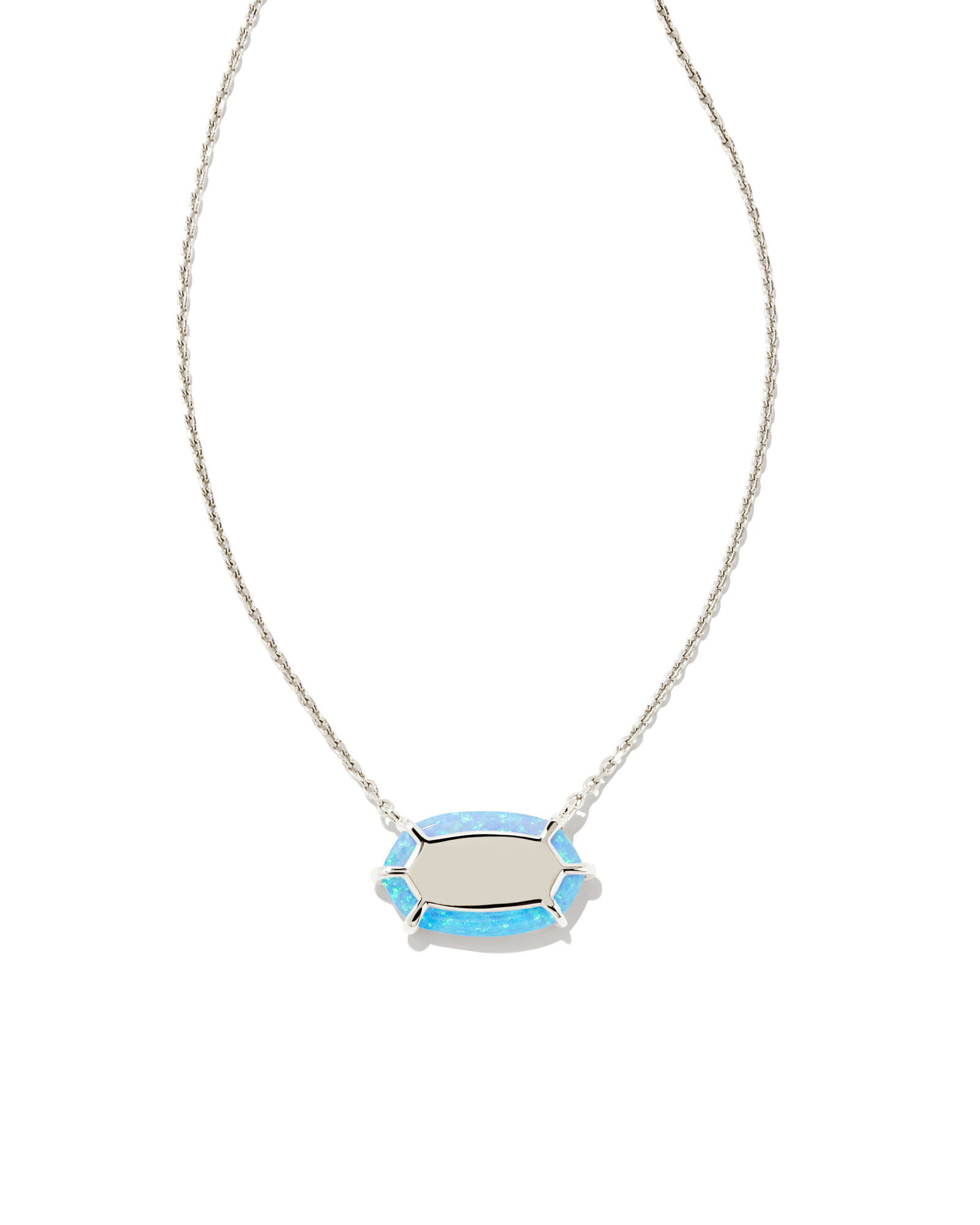Kendra Scott Elisa Satellite Pendant Necklace in Coral Kyocera Simulated  Opal | REEDS Jewelers