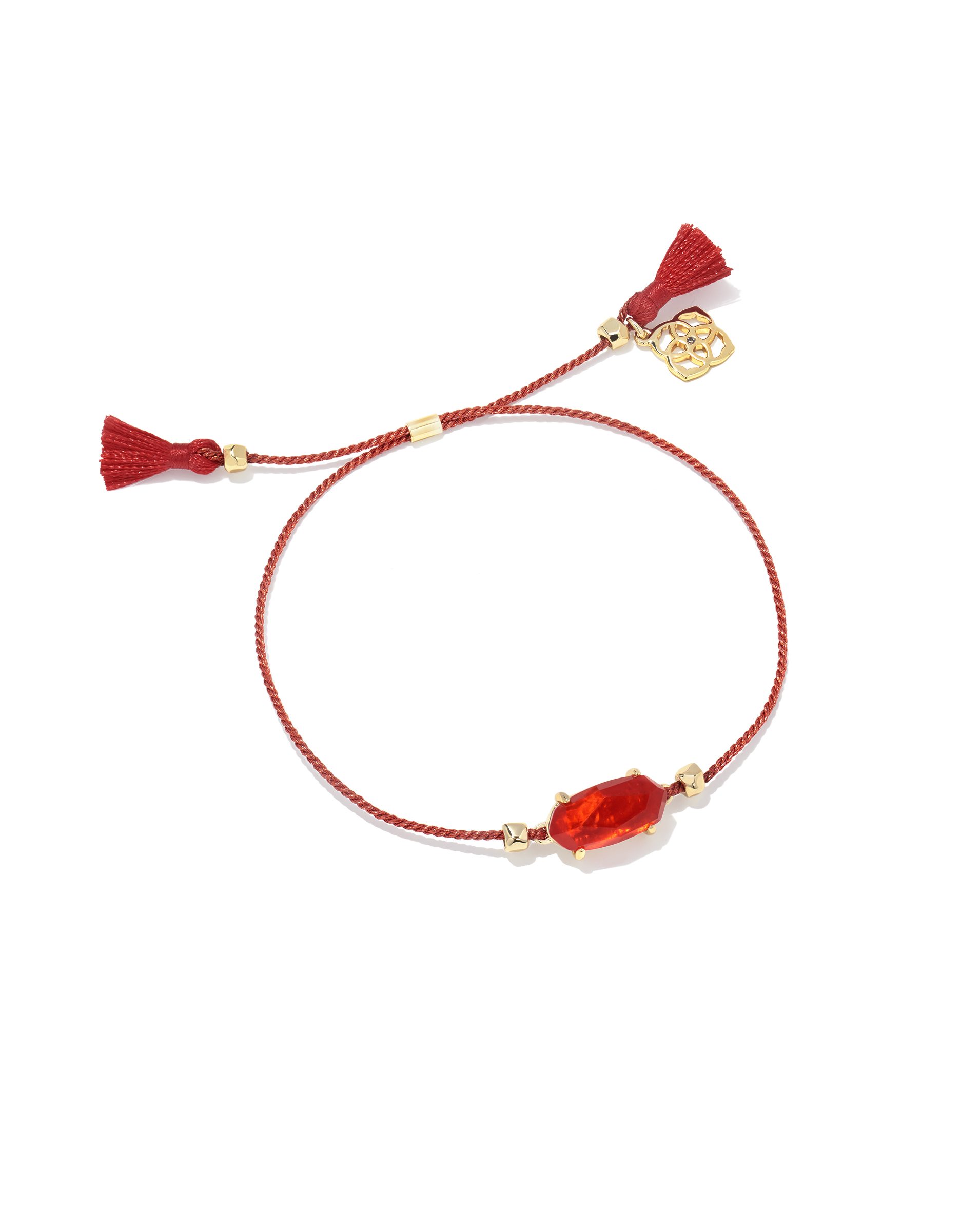 Red Louis Vuitton Two-Tone Friendship Bracelet