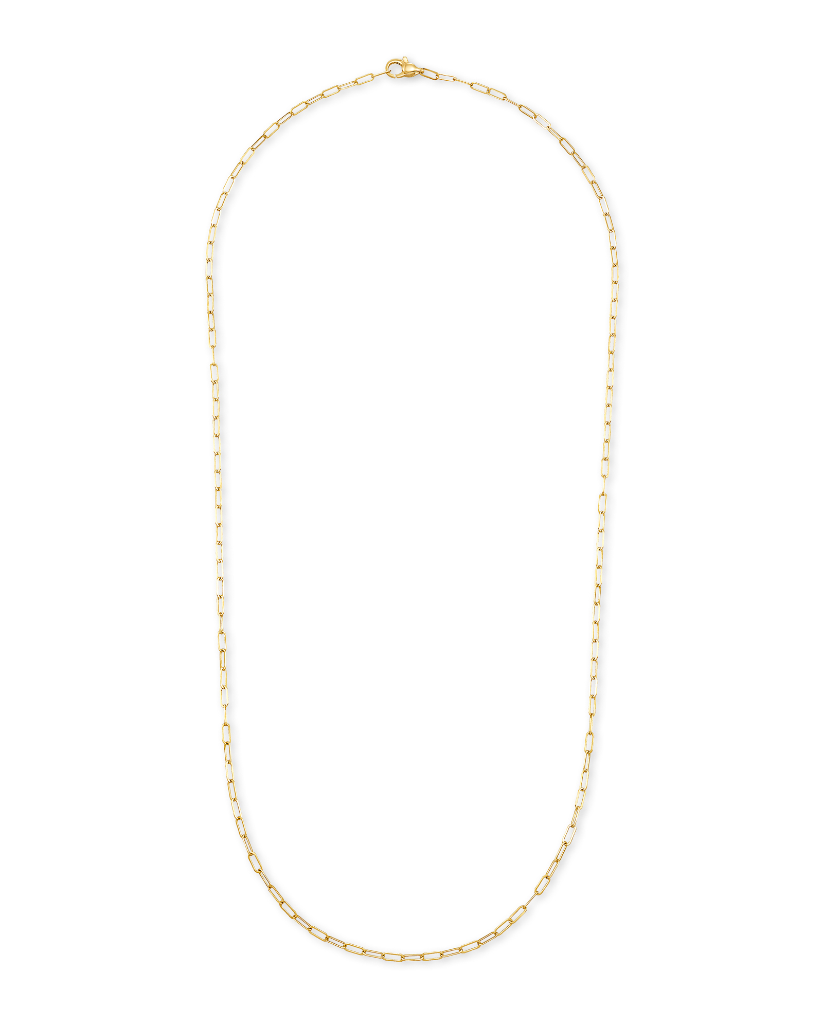 Adrienna Paperclip Chain Necklace in 14k Yellow Gold Kendra Scott