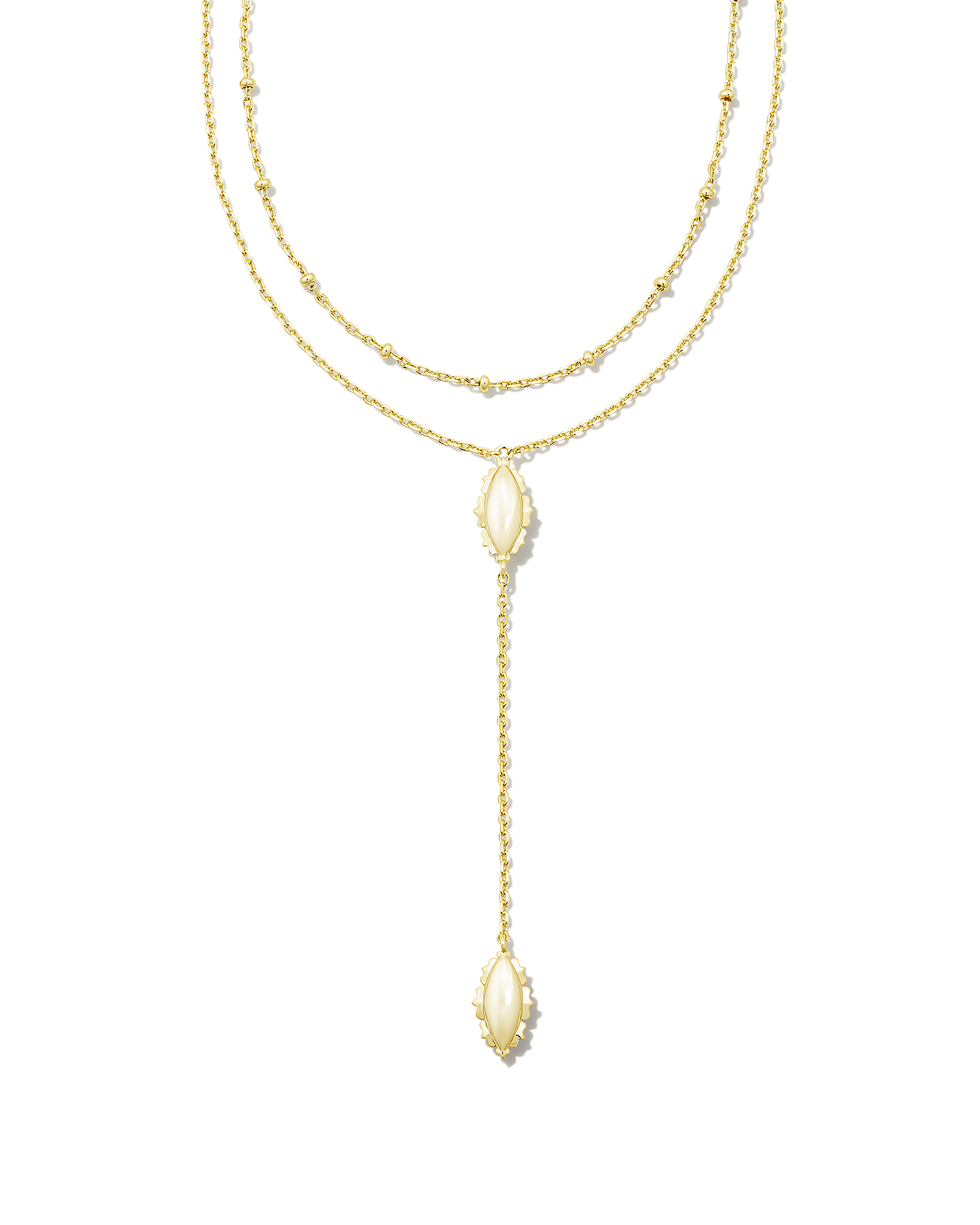 Kendra Scott Tomon Y Necklace In Gold Violet Opal Illsn | ModeSens