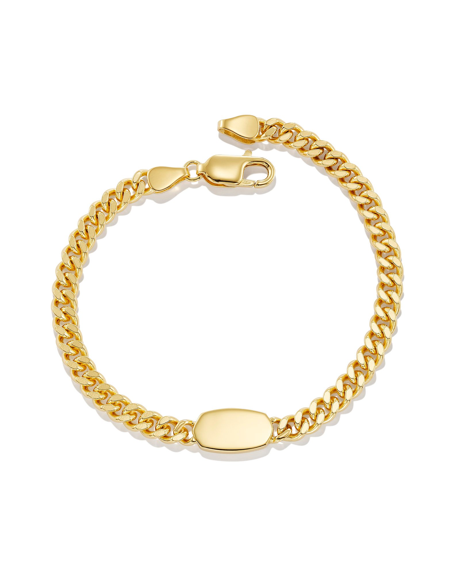 Regard Jewelry - 18k Yellow Gold Cuban Link Bracelet at