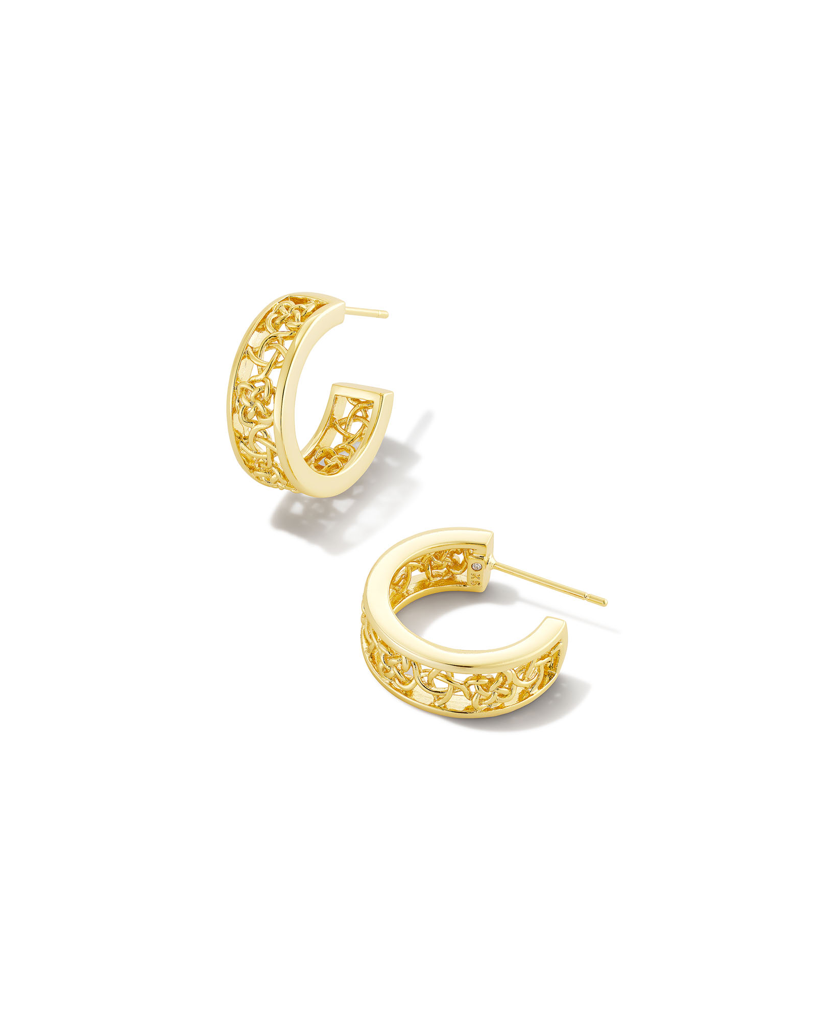 Kelly Huggie Earrings in Gold Kendra Scott