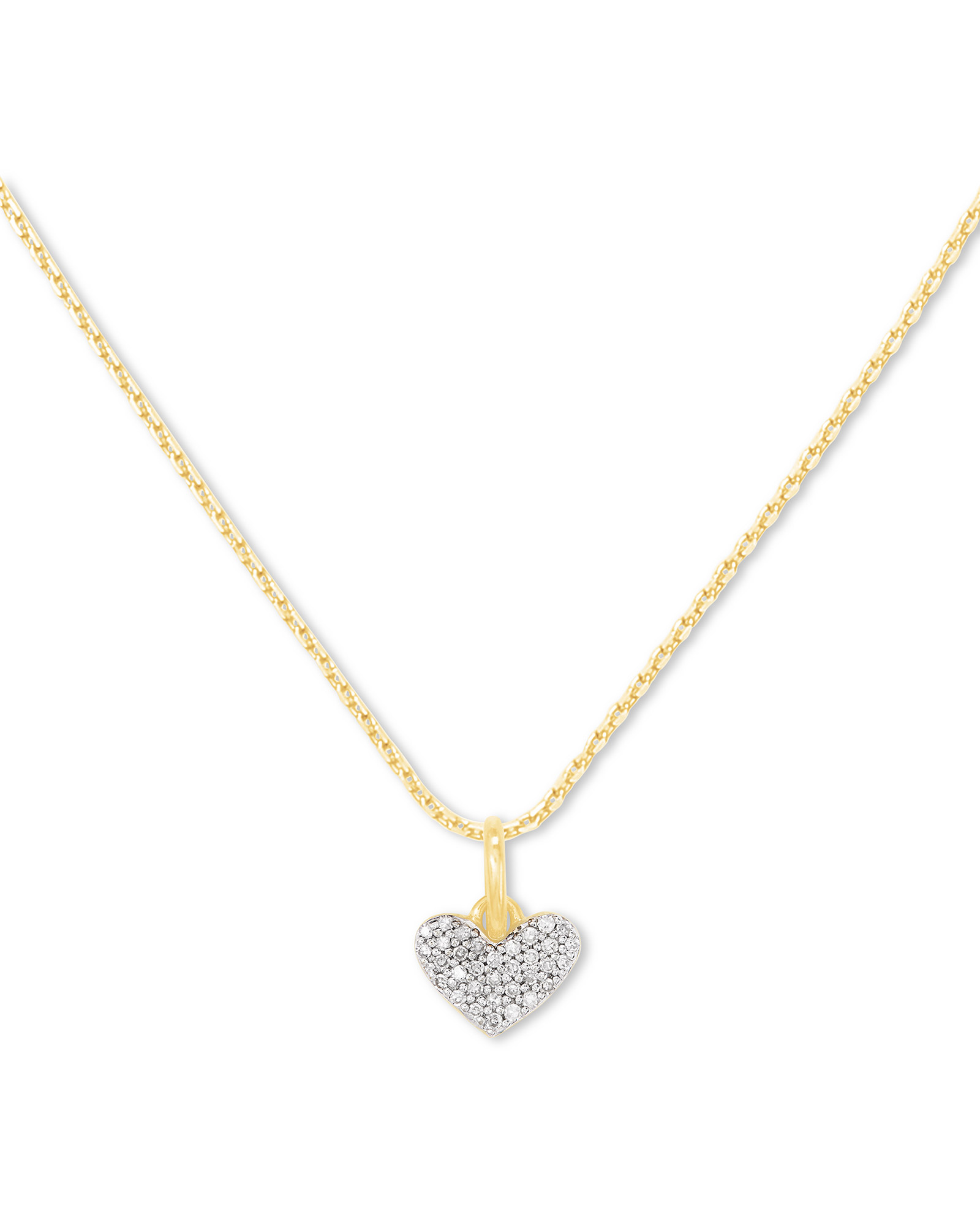 Ari Heart Pendant Necklace in 18k Gold Vermeil