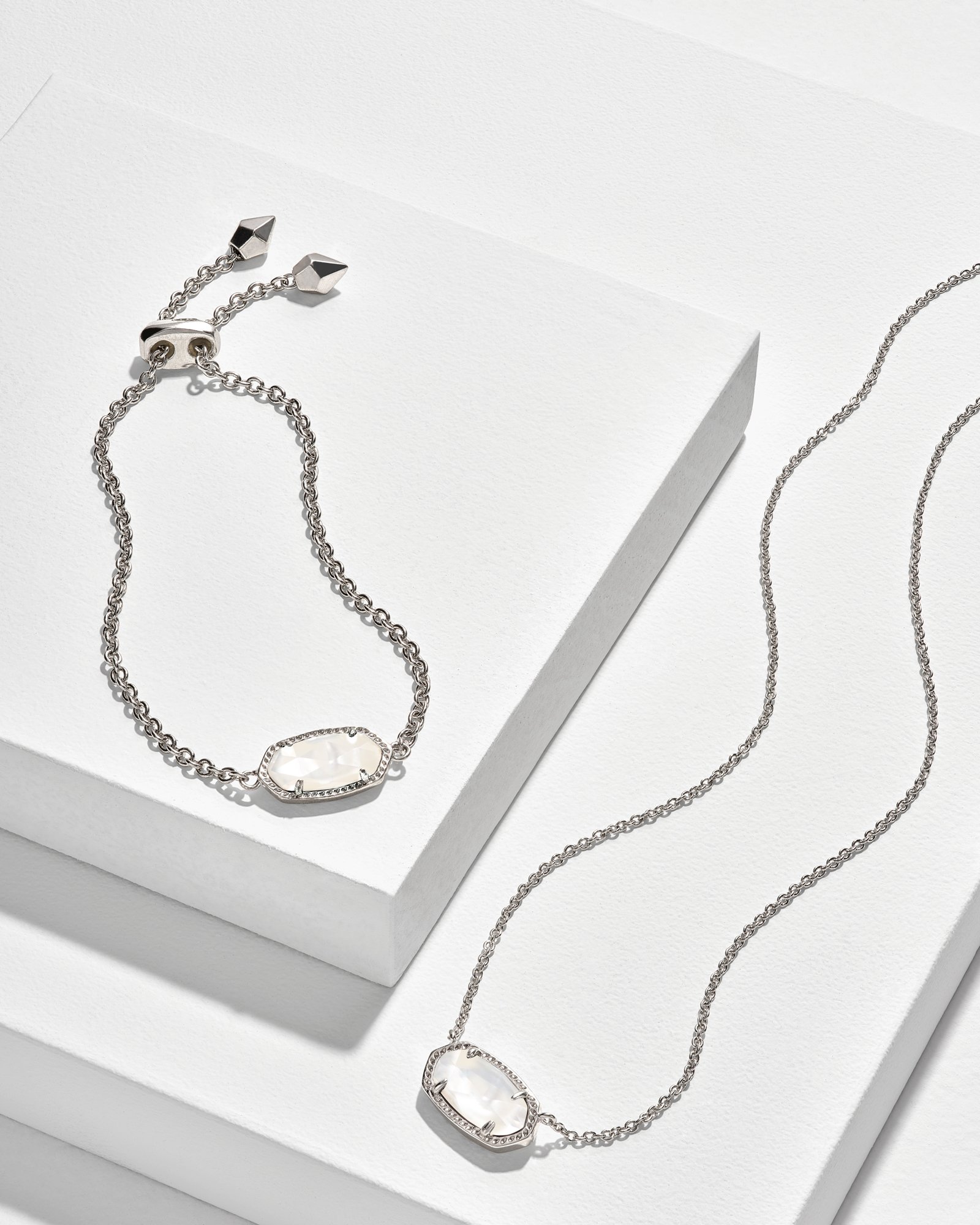 Elisa and Elaina Jewelry Set in Silver